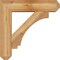 Ekena Millwork Imperial Craftsman Rough Sawn Bracket w/ Offset Brace, Western Red Cedar, 8"W x 32"D x 32"H BKT0806X32X32IMP04RWR - alternate 4